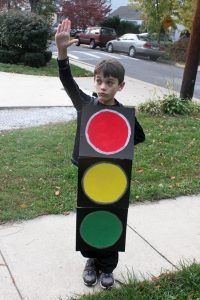 "stop light halloween costume" by woodleywonderworks (2011) is marked with CC BY 2.0